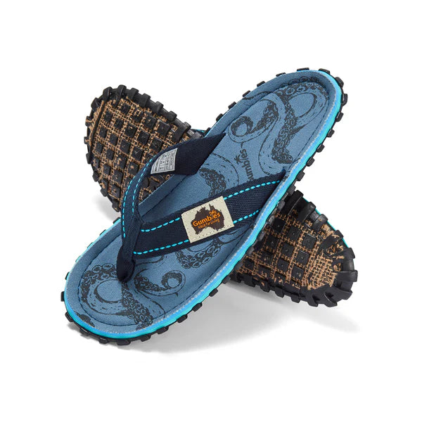 Gumbies CANVAS Flip Flops - Mens - Abyss