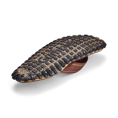 Gumbies CANVAS Flip Flops - Mens - Classic Brown