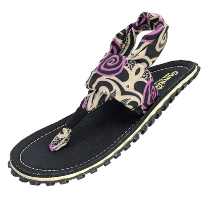 Gumbies SLINGBACK - Black Swirls