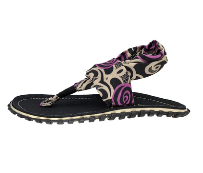 Gumbies SLINGBACK - Black Swirls