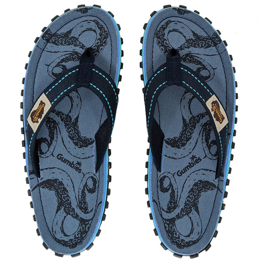 Gumbies CANVAS Flip Flops - Mens - Abyss