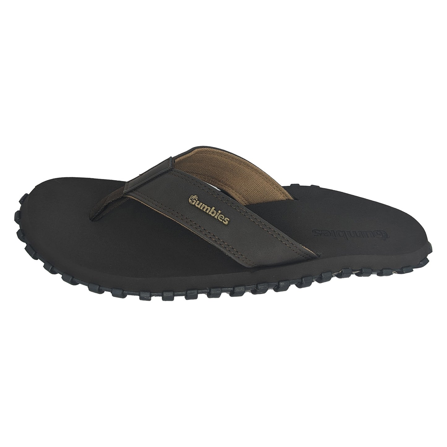 Gumbies VEGOVERT Flip Flops - Mens - Brown