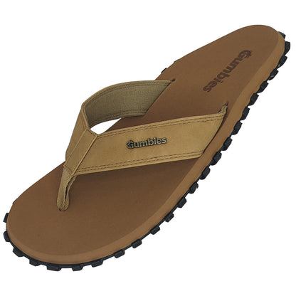 Gumbies VEGOVERT Flip Flops - Mens - Tan