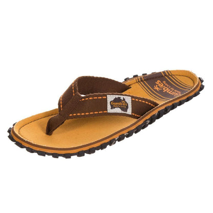 Gumbies CANVAS Flip Flops -Terracotta