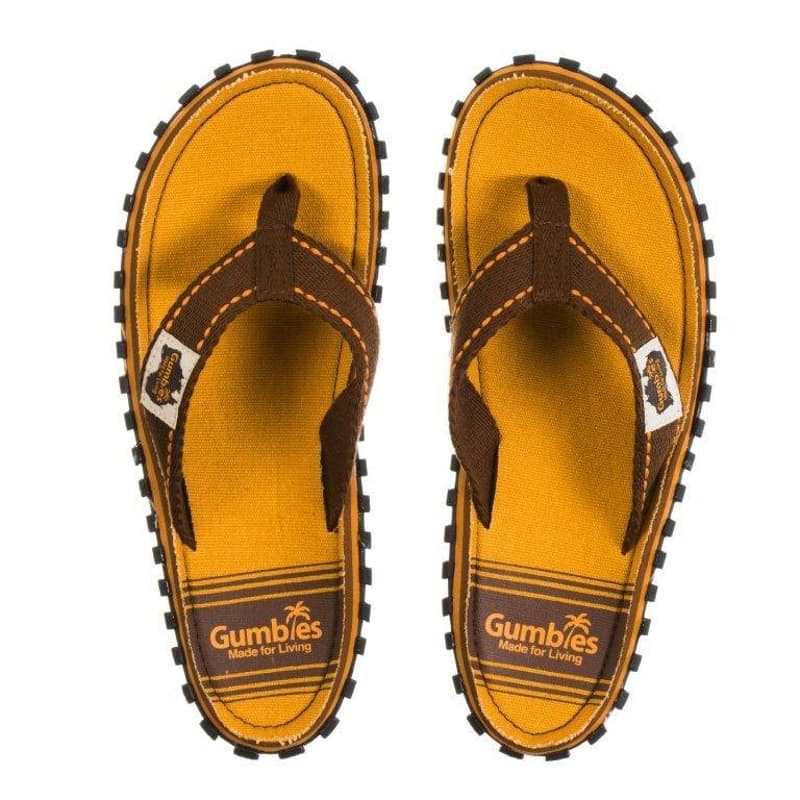 Gumbies CANVAS Flip Flops -Terracotta